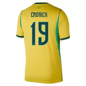 Brasilia Endrick 19 Virallinen Kotipelipaita Miehet MM-kisat 2026 Brasilia Endrick 19 Virallinen Kotipelipaita Miehet MM-kisat 2026
