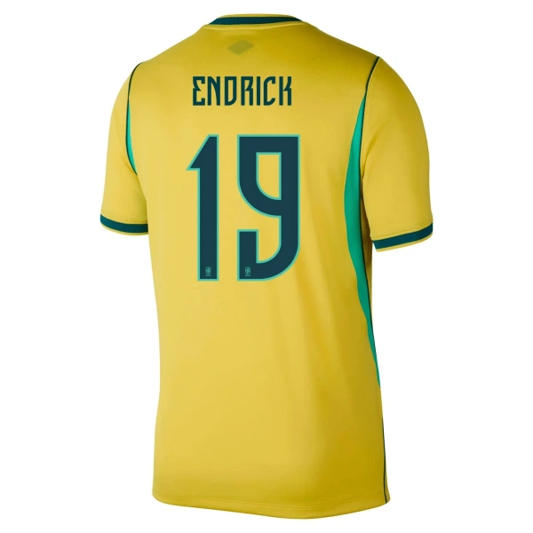Brasilia Endrick 19 Virallinen Kotipelipaita Miehet MM-kisat 2026