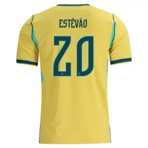 Brasilia Estevao 20 Virallinen Kotipelipaita Miehet MM-kisat 2026 Brasilia Estevao 20 Virallinen Kotipelipaita Miehet MM-kisat 2026