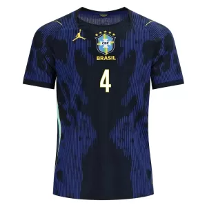 Brasilia Marquinhos 4 Virallinen Vieraspelipaita Miehet MM-kisat 2026