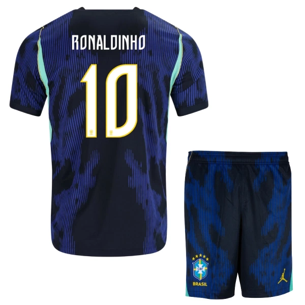 Brasilia Ronaldinho 10 Virallinen Vieraspelipaita Lapset MM-kisat 2026