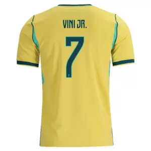 Brasilia Vinicius Junior 7 Virallinen Kotipelipaita Miehet MM-kisat 2026 Brasilia Vinicius Junior 7 Virallinen Kotipelipaita Miehet MM-kisat 2026