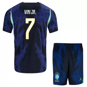 Brasilia Vinicius Junior 7 Virallinen Vieraspelipaita Lapset MM-kisat 2026 Brasilia Vinicius Junior 7 Virallinen Vieraspelipaita Lapset MM-kisat 2026