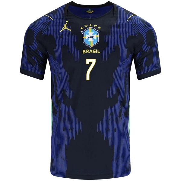 Brasilia Vinicius Junior 7 Virallinen Vieraspelipaita Lapset MM-kisat 2026