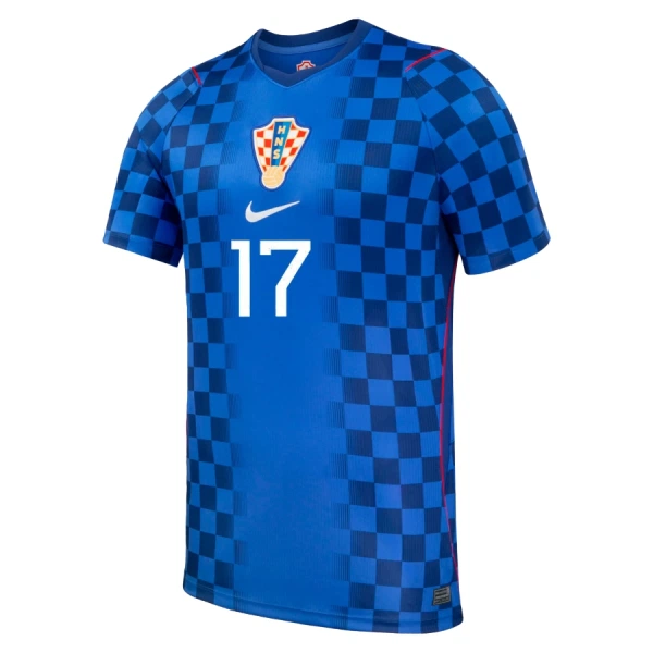 Kroatia P. Sucic 17 Virallinen Vieraspelipaita Miehet MM-kisat 2026