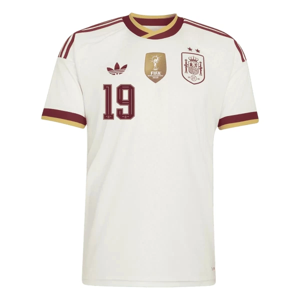 Espanja 2 Stars Lamine Yamal 19 Virallinen Vieraspelipaita Lapset MM-kisat 2026