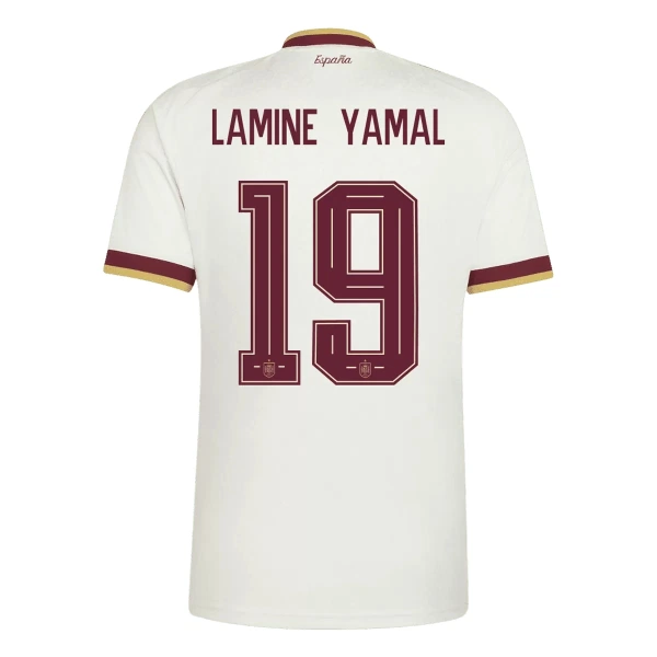 Espanja 2 Stars Lamine Yamal 19 Virallinen Vieraspelipaita Lapset MM-kisat 2026