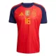 Espanja 2 Stars Rodrigo Hernández 16 Virallinen Kotipelipaita Miehet MM-kisat 2026