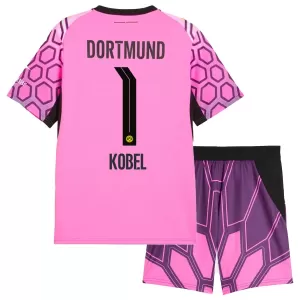 Borussia Dortmund Kobel 1 Maalivahdin Virallinen Vieraspelipaita Lapset 2026/27 Vaaleanpunainen
