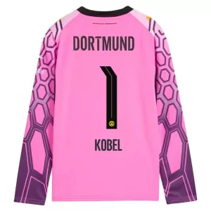 Borussia Dortmund Kobel 1 Maalivahdin Virallinen Vieraspelipaita Miehet 2026/27 Pitkähihainen Vaaleanpunainen
