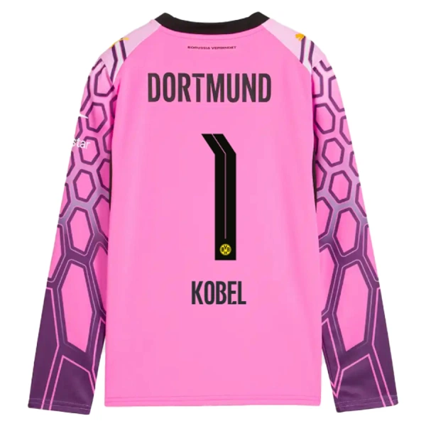 Borussia Dortmund Kobel 1 Maalivahdin Virallinen Vieraspelipaita Miehet 2026/27 Pitkähihainen Vaaleanpunainen Borussia Dortmund Kobel 1 Maalivahdin Virallinen Vieraspelipaita Miehet 2026/27 Pitkähihainen Vaaleanpunainen