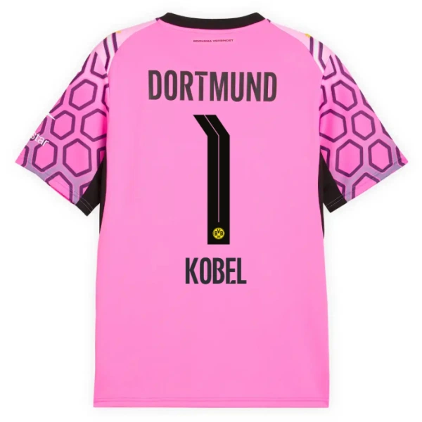 Borussia Dortmund Kobel 1 Maalivahdin Virallinen Vieraspelipaita Miehet 2026/27 Vaaleanpunainen Borussia Dortmund Kobel 1 Maalivahdin Virallinen Vieraspelipaita Miehet 2026/27 Vaaleanpunainen