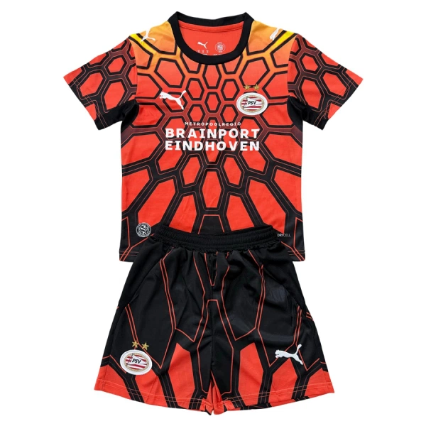 PSV Eindhoven Maalivahdin Virallinen Paita Lapset 2026/27 oranssi PSV Eindhoven Maalivahdin Virallinen Paita Lapset 2026/27 oranssi