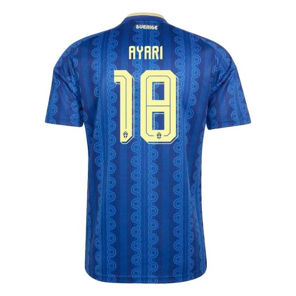 Ruotsi Ayari 18 Virallinen Vieraspelipaita Miehet MM-kisat 2026 Ruotsi Ayari 18 Virallinen Vieraspelipaita Miehet MM-kisat 2026