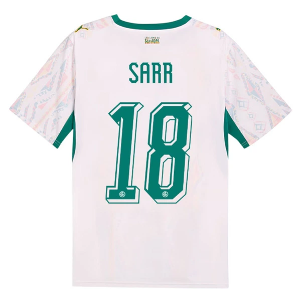 Senegal Sarr 18 Virallinen Kotipelipaita Miehet MM-kisat 2026 Senegal Sarr 18 Virallinen Kotipelipaita Miehet MM-kisat 2026