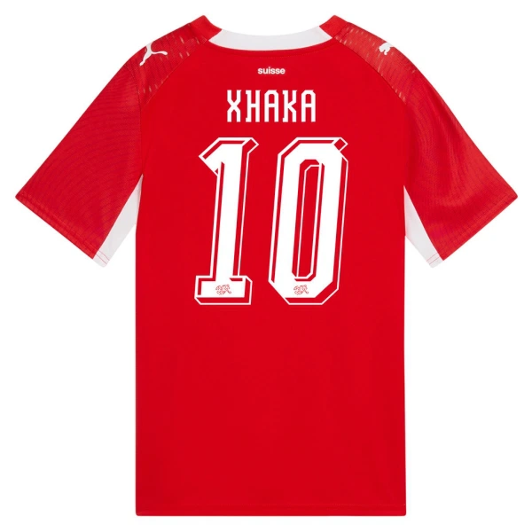 Sveitsi Granit Xhaka 10 Virallinen Kotipelipaita Miehet MM-kisat 2026 Sveitsi Granit Xhaka 10 Virallinen Kotipelipaita Miehet MM-kisat 2026