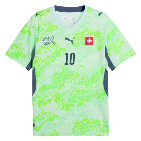 Sveitsi Granit Xhaka 10 Virallinen Vieraspelipaita Miehet MM-kisat 2026