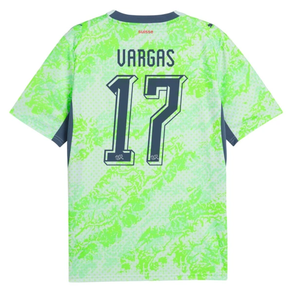 Sveitsi Vargas 17 Virallinen Vieraspelipaita Miehet MM-kisat 2026 Sveitsi Vargas 17 Virallinen Vieraspelipaita Miehet MM-kisat 2026