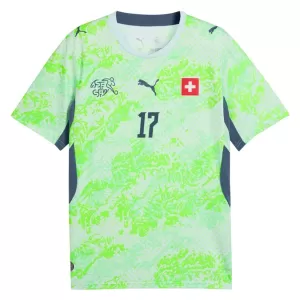 Sveitsi Vargas 17 Virallinen Vieraspelipaita Miehet MM-kisat 2026