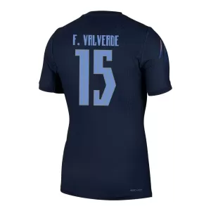 Uruguay Federico Valverde 15 Virallinen Vieraspelipaita Miehet MM-kisat 2026