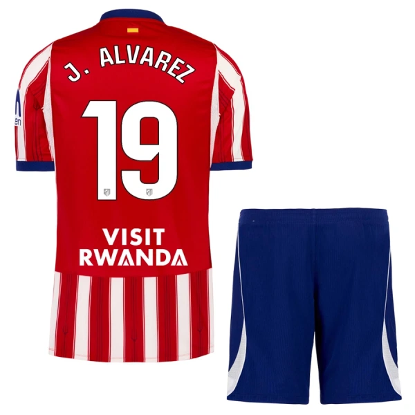 Atlético Madrid Julián Álvarez 19 Virallinen Kotipelipaita Lapset 2026/27 Atlético Madrid Julián Álvarez 19 Virallinen Kotipelipaita Lapset 2026/27