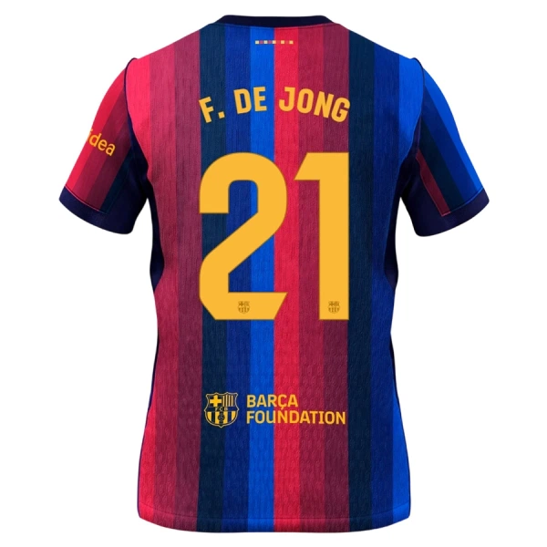 FC Barcelona Frenkie de Jong 21 Virallinen Kotipelipaita Miehet 2026/27 FC Barcelona Frenkie de Jong 21 Virallinen Kotipelipaita Miehet 2026/27