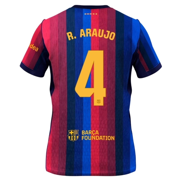 FC Barcelona Ronald Araujo 4 Virallinen Kotipelipaita Lapset 2026/27