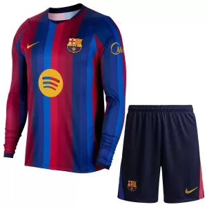 FC Barcelona Virallinen Kotipelipaita Lapset 2026/27 Pitkähihainen