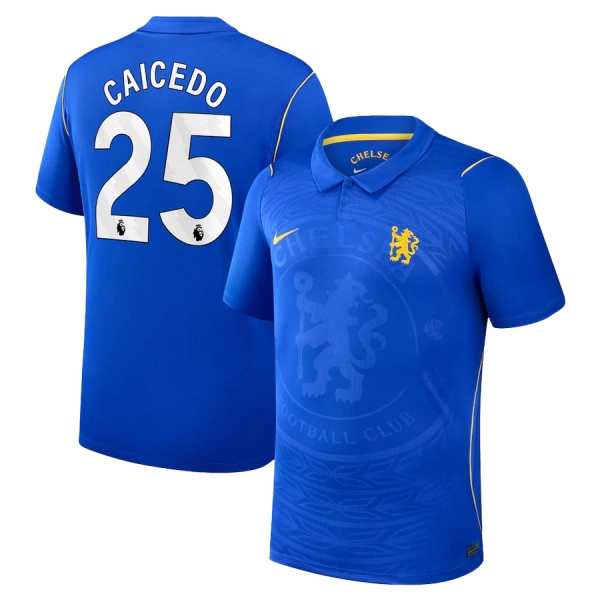 Chelsea Caicedo 25 Virallinen Kotipelipaita Miehet 2026/27 Chelsea Caicedo 25 Virallinen Kotipelipaita Miehet 2026/27