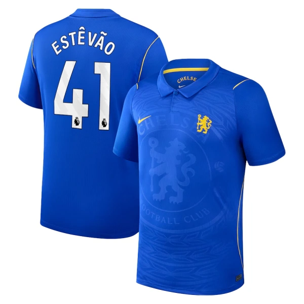 Chelsea Estevao 41 Virallinen Kotipelipaita Miehet 2026/27 Chelsea Estevao 41 Virallinen Kotipelipaita Miehet 2026/27
