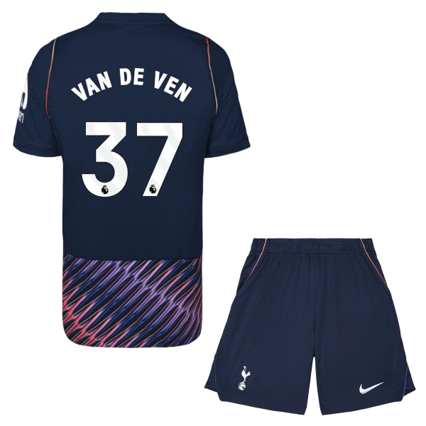 Tottenham Hotspur Van De Ven 37 Virallinen Vieraspelipaita Lapset 2026/27 Tottenham Hotspur Van De Ven 37 Virallinen Vieraspelipaita Lapset 2026/27