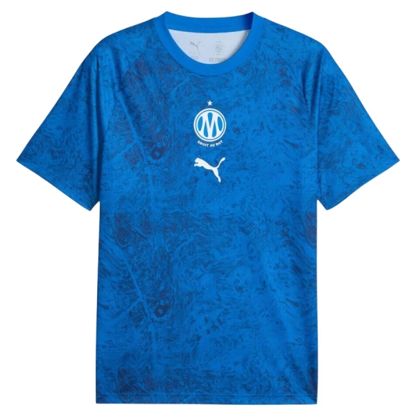Olympique Marseille Pre-Match Virallinen Paita Miehet 2026/27 Sininen Olympique Marseille Pre-Match Virallinen Paita Miehet 2026/27 Sininen