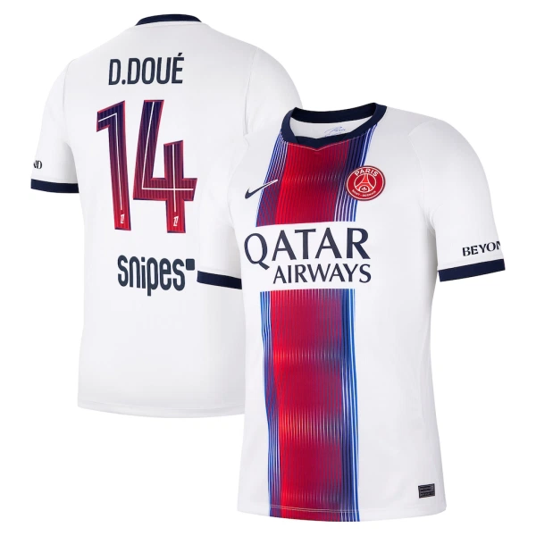 Paris Saint-Germain Desire Doue 14 Virallinen Vieraspelipaita Miehet 2026/27 Paris Saint-Germain Desire Doue 14 Virallinen Vieraspelipaita Miehet 2026/27