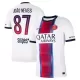 Paris Saint-Germain Joao Neves 87 Virallinen Vieraspelipaita Miehet 2026/27 Paris Saint-Germain Joao Neves 87 Virallinen Vieraspelipaita Miehet 2026/27