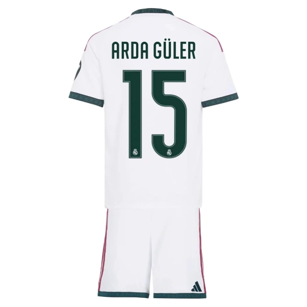 Real Madrid Arda Guler 15 Virallinen Kotipelipaita Lapset 2026/27