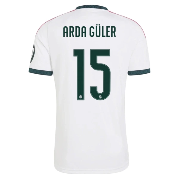 Real Madrid Arda Guler 15 Virallinen Kotipelipaita Miehet 2026/27 Real Madrid Arda Guler 15 Virallinen Kotipelipaita Miehet 2026/27