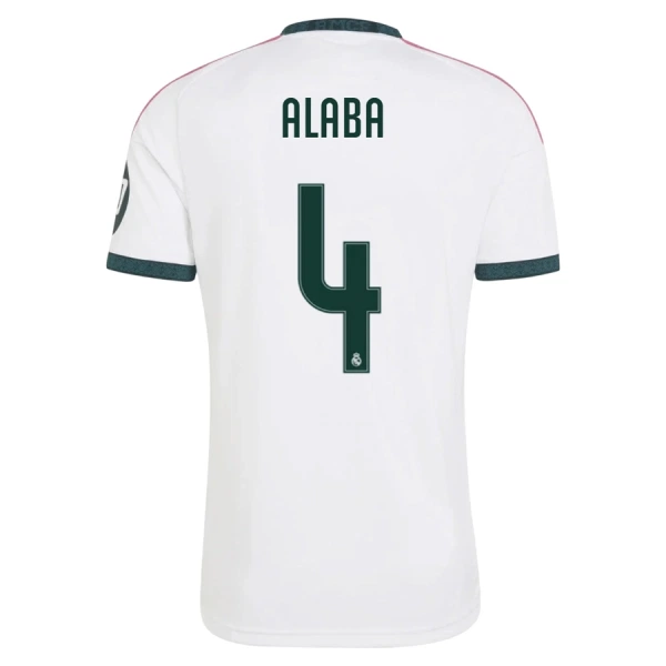 Real Madrid David Alaba 4 Virallinen Kotipelipaita Miehet 2026/27 Real Madrid David Alaba 4 Virallinen Kotipelipaita Miehet 2026/27