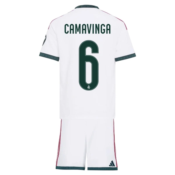 Real Madrid Eduardo Camavinga 6 Virallinen Kotipelipaita Lapset 2026/27 Real Madrid Eduardo Camavinga 6 Virallinen Kotipelipaita Lapset 2026/27