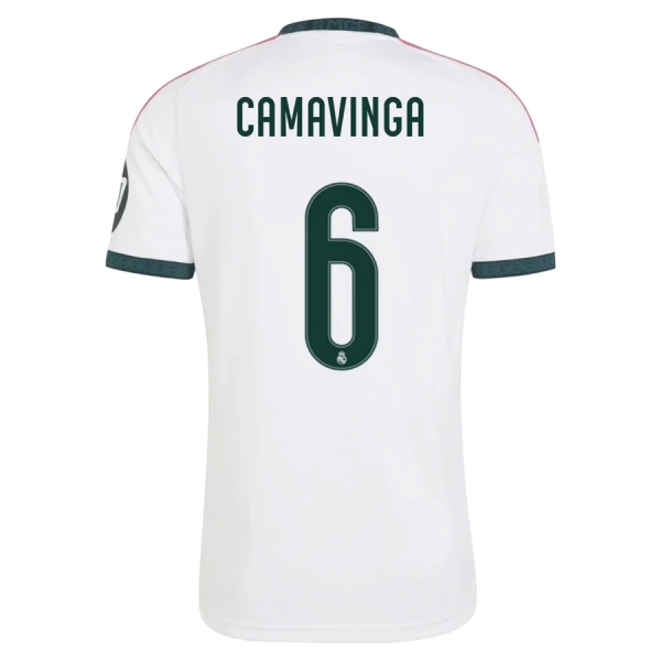 Real Madrid Eduardo Camavinga 6 Virallinen Kotipelipaita Miehet 2026/27 Real Madrid Eduardo Camavinga 6 Virallinen Kotipelipaita Miehet 2026/27