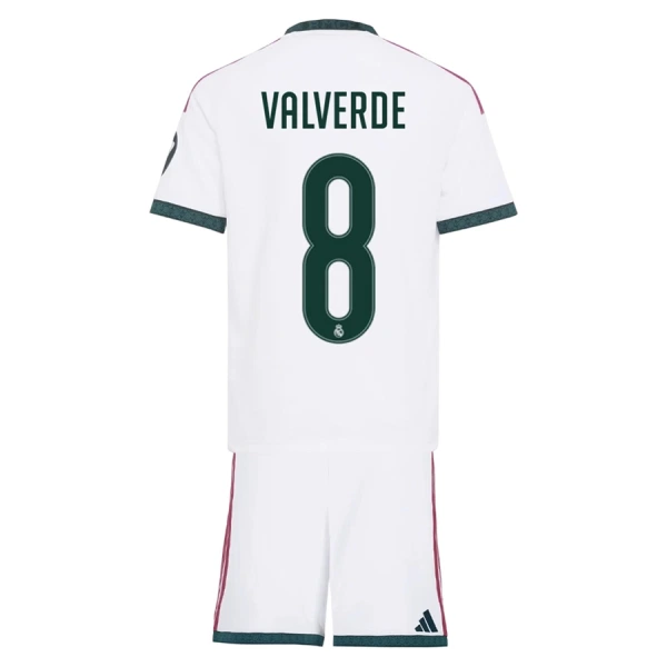 Real Madrid Federico Valverde 8 Virallinen Kotipelipaita Lapset 2026/27 Real Madrid Federico Valverde 8 Virallinen Kotipelipaita Lapset 2026/27