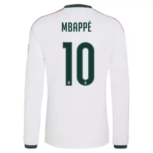 Real Madrid Kylian Mbappé 10 Virallinen Kotipelipaita Miehet 2026/27 Pitkähihainen