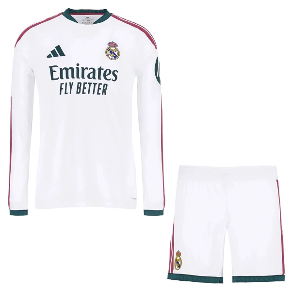 Real Madrid Virallinen Kotipelipaita Lapset 2026/27 Pitkähihainen