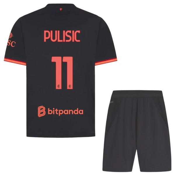 AC Milan Christian Pulišić 11 Virallinen Kolmas Pelipaita Lapset 2026/27