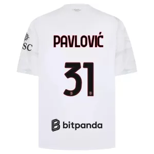 AC Milan Pavlovic 31 Virallinen Vieraspelipaita Miehet 2026/27