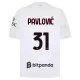 AC Milan Pavlovic 31 Virallinen Vieraspelipaita Miehet 2026/27