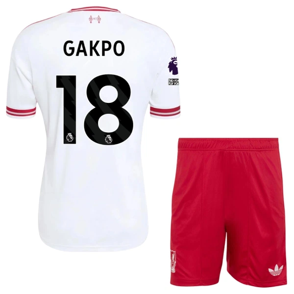 Liverpool Cody Gakpo 18 Virallinen Vieraspelipaita Lapset 2026/27 Liverpool Cody Gakpo 18 Virallinen Vieraspelipaita Lapset 2026/27