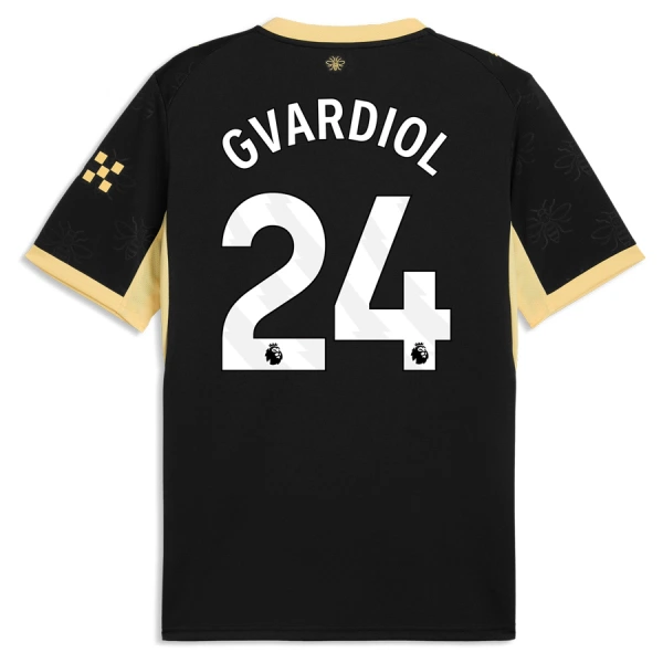 Manchester City Josko Gvardiol 24 Virallinen Vieraspelipaita Miehet 2026/27 Manchester City Josko Gvardiol 24 Virallinen Vieraspelipaita Miehet 2026/27