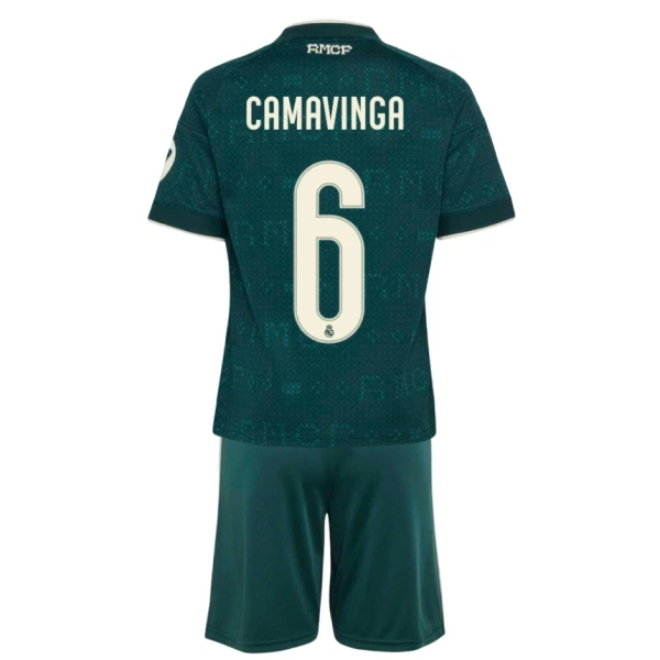 Real Madrid Eduardo Camavinga 6 Virallinen Vieraspelipaita Lapset 2026/27 Real Madrid Eduardo Camavinga 6 Virallinen Vieraspelipaita Lapset 2026/27