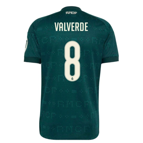 Real Madrid Federico Valverde 8 Virallinen Vieraspelipaita Miehet 2026/27 Real Madrid Federico Valverde 8 Virallinen Vieraspelipaita Miehet 2026/27