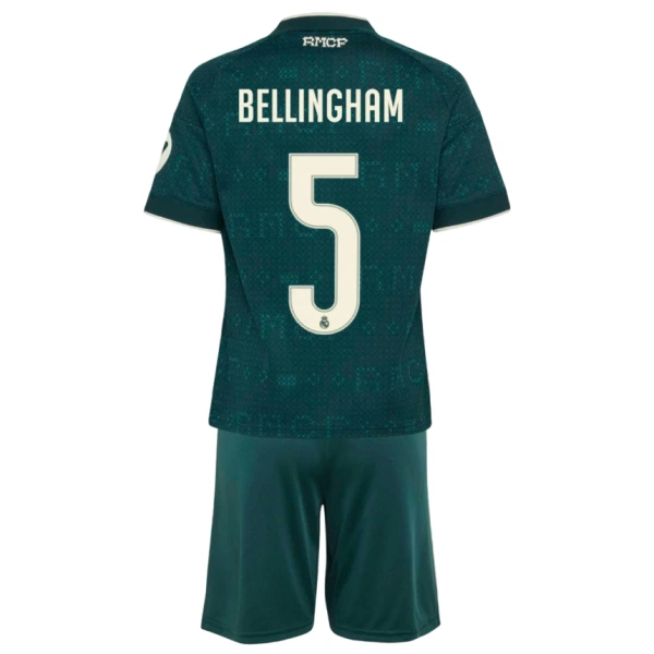 Real Madrid Jude Bellingham 5 Virallinen Vieraspelipaita Lapset 2026/27 Real Madrid Jude Bellingham 5 Virallinen Vieraspelipaita Lapset 2026/27